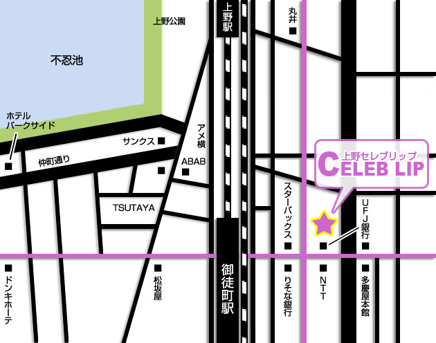 上野セレブLipマップ